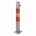 Borne de stationnement avec serrure