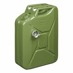 Bidon 20L metal vert avec bouchon a vis magnetique homologue UN-TuV/GS