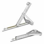 Support d'angle pour caravane 700 kg 605 x 260 mm H : 500 mm