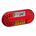 Feu arriere 6 fonctions 323x134mm 54LED droit