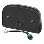 Feu arriere 6 fonctions 240x150mm LED droit