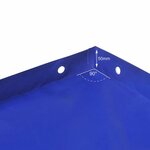 Housse de remorque avec cordon elastique 2575x1345x50mm