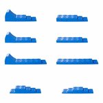 Bloc de rampe empilable multifonctionnel