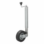 Roue avant jante metal 60mm avec pneu caoutchouc 220x65mm