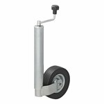 Roue avant jante metal 60mm avec pneu caoutchouc 220x65mm