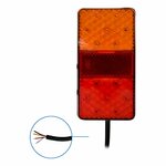Feu arriere 12/24V 4 fonctions 80x150mm LED