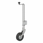 Roue avant 570/60 mm jante metal avec pneu caoutchouc 220 x 65 mm pliable 300 kg