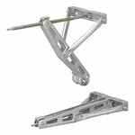 Support d'angle pour caravane 1500 kg 619 x 280 mm H : 498 mm