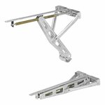 Support d'angle pour caravane 1100 kg 597 x 280 mm H : 497 mm