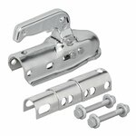 Attelage a boule en acier rond 35-50 mm freine