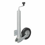 Roue avant jante metal 60mm avec pneu caoutchouc 200x60mm pliable