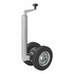 Roue avant double 48 mm avec pneus en caoutchouc naturel plein 200 x 50 mm