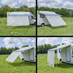 Protection solaire avant pour stores de toit et de mur 280 x 200 cm