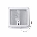 Trappe de toit 280 x 280 mm sans ventilation permanente transparente avec ventilateur