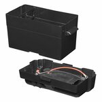 Coffret a piles 35x18x20cm 2x USB - 1x prise 12V - Voltmetre