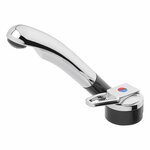 Mitigeur Keramik Deluxe diam 27 mm chrome/noir sous blister