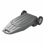 Reservoir d'eaux usees Wastemaster 38L gris