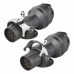 Adaptateur de prise de 24V 15 a 12V 13 broches ISO12098 > ISO11446