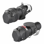 Adaptateur de prise de 24V 15 a 12V 13 broches ISO12098 > ISO11446