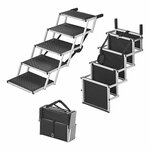 Escalier pliable en aluminium pour chien