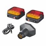 Kit d'eclairage LED magnetique sans fil (Bluetooth) 7-poles