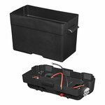 Coffret a piles 35x18x23cm 2x USB - 1x prise 12V - Voltmetre - 2x prise Anderson