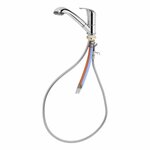 Mitigeur Keramik Kama avec douchette extractible Julia diam 33 mm chrome en boîte