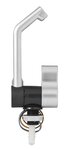 Robinet d'eau froide Style 2000 12V dia 20 mm nickel mat/noir sous blister
