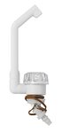 Robinet d'eau froide De Luxe 12V dia 20 mm blanc gros bouton sous blister