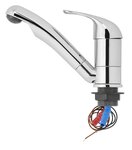 Mitigeur Keramik Carino 12V dia 33 mm chrome sous blister