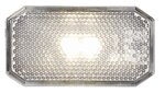 Feu de gabarit 12/24V blanc 80 x 44 mm LED