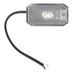 Feu de gabarit 12/24V blanc 80 x 44 mm LED