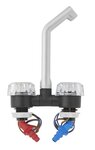 Mitigeur De Luxe diam 20 mm noir/chrome, grand bouton sous blister