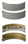 Jeu de machoires de frein 200 x 50 mm adapte au GSM