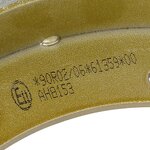 Jeu de machoires de frein 200 x 50 mm adapte au GSM