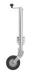 Roue avant 570/60 mm jante metal avec pneu caoutchouc 220 x 65 mm pliable 300 kg