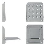 Marchepied pliable pour remorque 195 x 175 mm