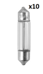 Ampoule pour voiture 12V 3W SV8,5 11x43 x10 piece