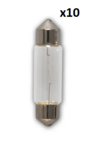 Ampoule pour voiture 12V 5W SV8,5 11x38 x10 piece