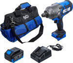 Jeu de cle a choc sur batterie sans balais 1200 Nm 18 V avec batterie et chargeur rapide