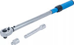 Jeu de cles dynamometrique adaptateur + rallonge male (1/2) 40 - 220 Nm 3 pieces