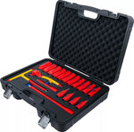 Jeu de douilles a embouts et de douilles conformes VDE transmission par carre femelle (3/8) 19 pieces