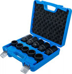 Jeu de douilles a choc douze pans (1/2) 32 - 36 mm 10 pieces