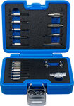 Jeu de tournevis Pour six pans femelle 1,5 - 10 mm/Profil T (pour Torx) T10 - T55 19 pieces