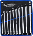 Jeu de cle polygonales a cliquet et de cle polygonales extra longues 10 - 19 mm 10 pieces