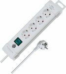 4 prises blanc 1,8 m H05VV-F 3G1,5