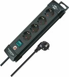 4 prises noir 1,8 m H05VV-F 3G1,5