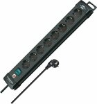 Multiprise 8x noir 3m H05VV-F 3G1,5