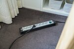 8 prises noir  gris clair 3 m H05VV-F 3G1,5