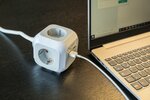 USB-Charger Cube de prises 4x, 1,4m H05VV-F 3G1,5
